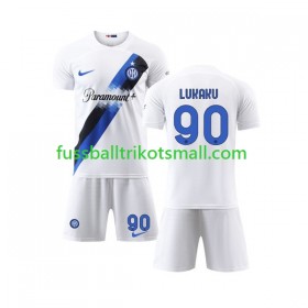 Fußballtrikots Inter Mailand Lukaku 90 Kinder 2023-2024 Kurzarm Auswärts-trikot kaufen